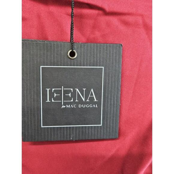 Leena For Mac Duggal Red Wine 100% Polyester Evening Dress. MSRP: $398 See Desc. - Picture 3 of 11